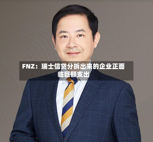 FNZ:瑞士信贷分拆出来的企业正面临巨额支出-第3张图片