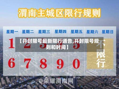 【开封限号最新限行通告,开封限号规则和时间】