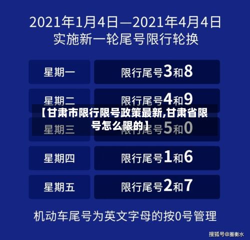 【甘肃市限行限号政策最新,甘肃省限号怎么限的】-第3张图片
