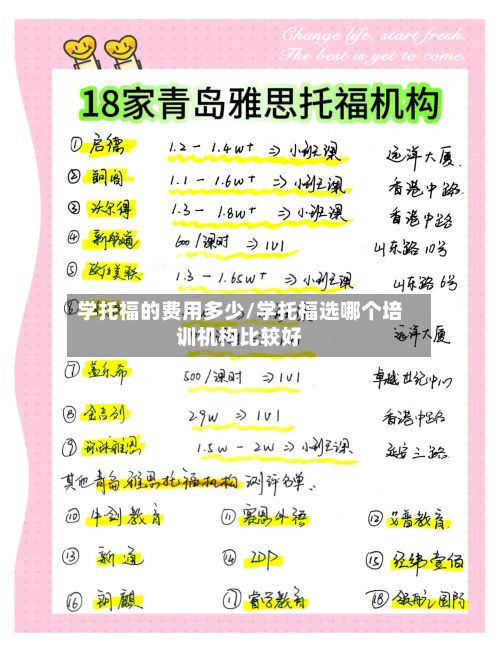学托福的费用多少/学托福选哪个培训机构比较好-第2张图片